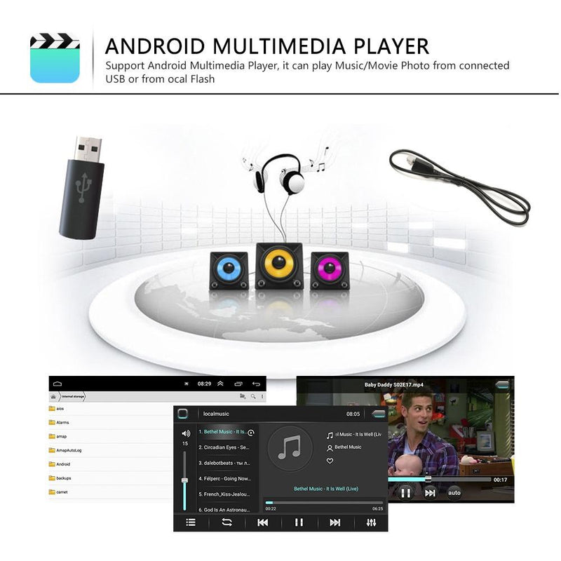 7 Inch Android Car Navigation Player For Volkswagen With Wireless Carplay - 1 + 16G - 12Lights Camera