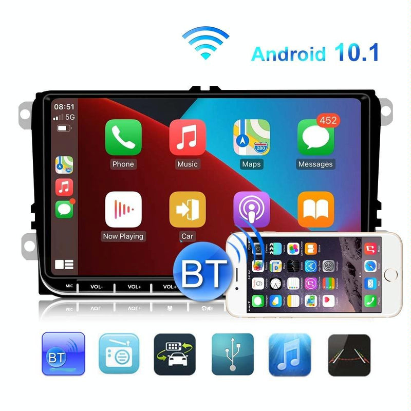 9 Inch Carplay Android10.0 Navigator Player + Ahd Camera - Volkswagen 1 + 16G