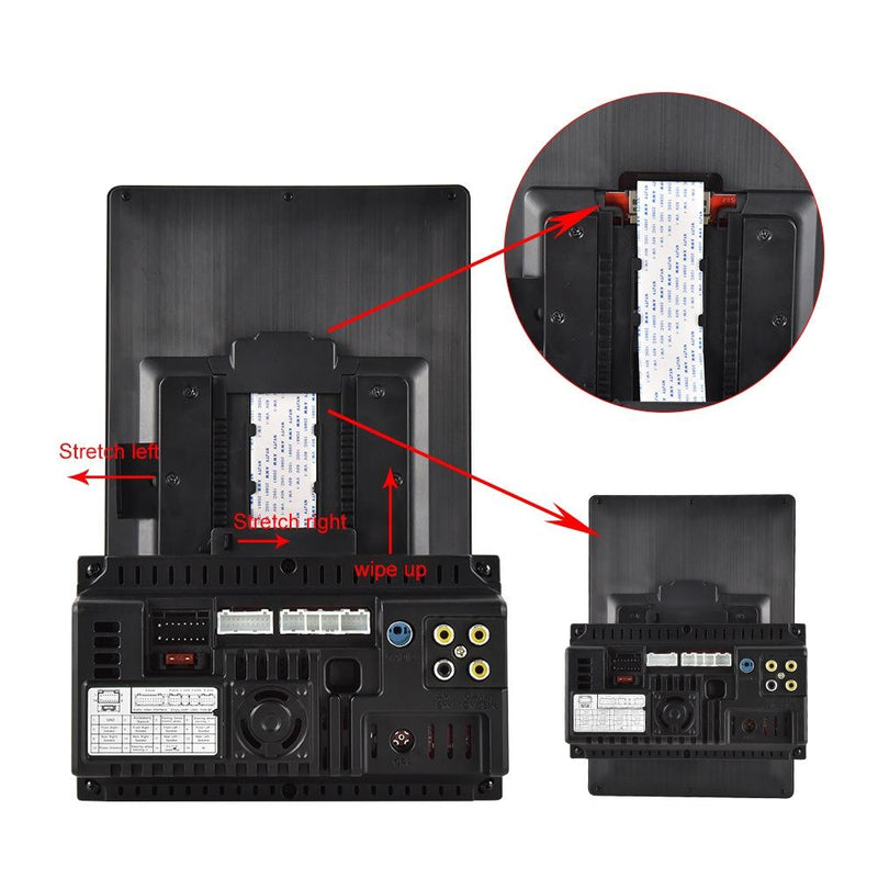 9.5 Inch Vertical Screen Car Mp5 Player + Ahd Camera