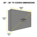 Universal Outdoor Tv Cover - 52-55 Inch Waterproof & Dustproof