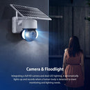 Solar Wifi Ptz Camera With Pir Detection - 2.4G - Battery Powered