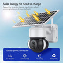 Solar Wifi Ptz Camera With Pir Detection - 2.4G - Battery Powered