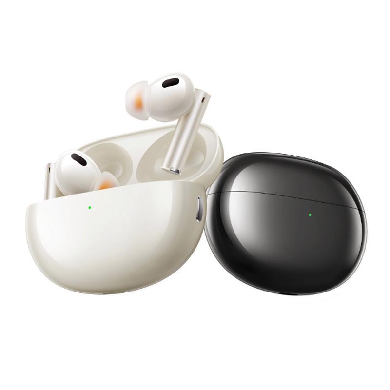Wireless Bluetooth Earphones with 3d Spatial Sound and Active Noise Reduction - Gold White