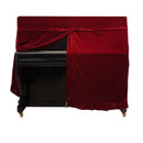 Red Full Cover for Piano - 150x60x110cm in Gold Velvet