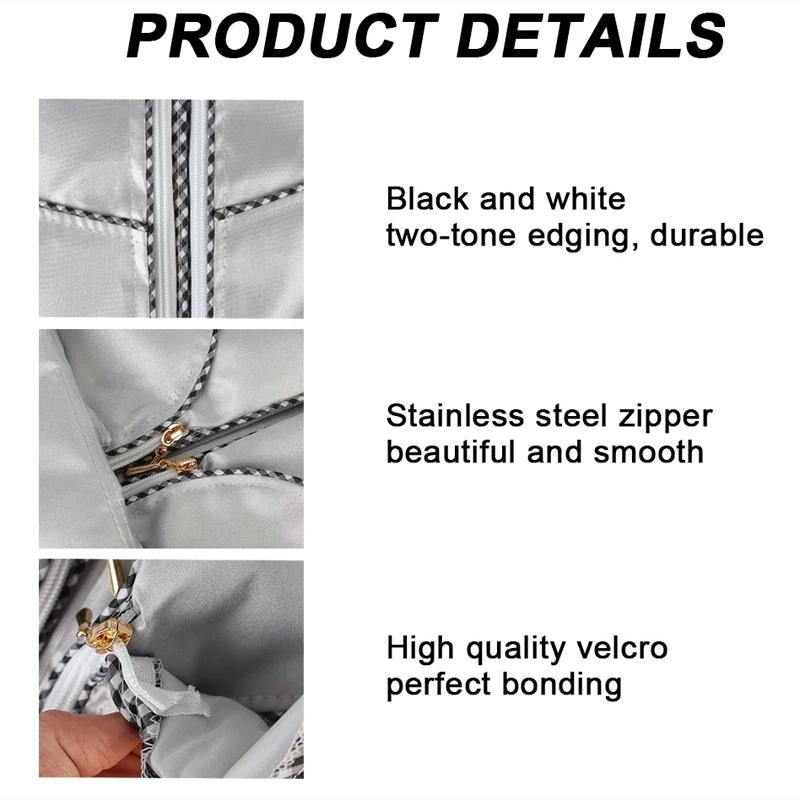 Waterproof Dustproof Cover for 420d Roller Boiler Washing Machine - 60x53x85cm Size - Silver - 60X60X85Cm
