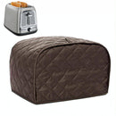 Small Home Bread Maker Dust Cover - Polyester Material - Dark Brown