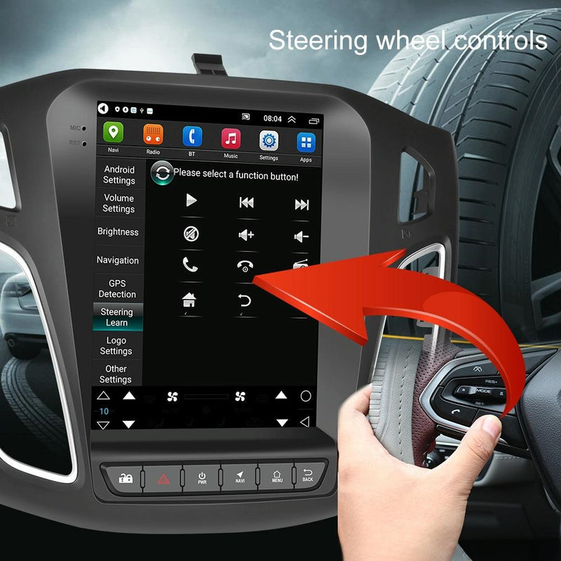 9.7 Inch Android Car Integrated Machine For Ford Focus - Standard + 4 Light Camera 2 + 64G