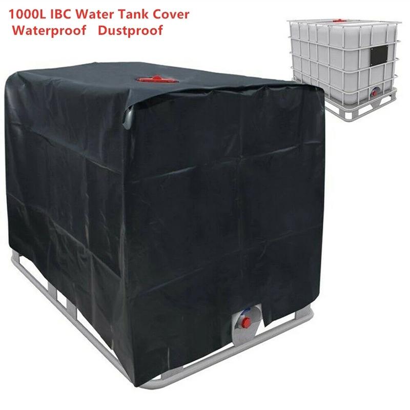 Water Tank Sunscreen Dust Cover - 1000l Capacity 210d Oxford Cloth - Black