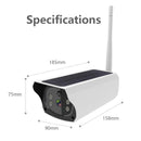 1080P Solar Power Security Camera With Motion Detection & Waterproof Design