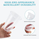 540x 16oz (480ml) Premium Plastic Clear Cups Extra Strong PET BPA Free
