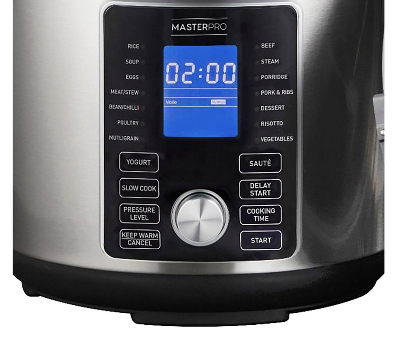 Masterpro 5L Ultimate Electric All-in-One Air Fryer MultiCooker w/ Basket Black