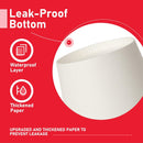 1000x 12oz Premium Paper Coffee Cups in White Bulk Wax Free Extra Strong in White