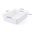 36x Premium Plastic Storage Basket Bulk w/ Grip Handles 30*21.5*8.5cm