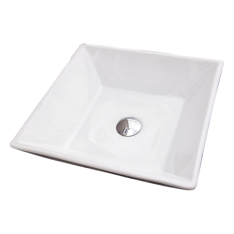 Bathroom Ceramic Rectangular Above Countertop Basin for Vanity