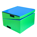 120x60x35cm Foldable Soft Incline Gymnastics Mat Wedge Yoga Gym Balance Training