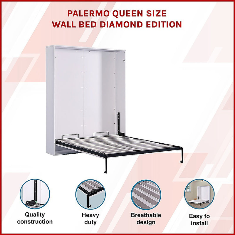 Palermo Queen Size Wall Bed Diamond Edition