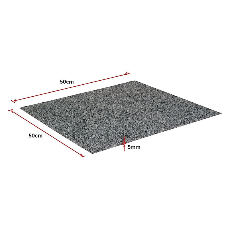 5m2 Box of Premium Carpet Tiles Commercial Domestic Heavy Use - Grey