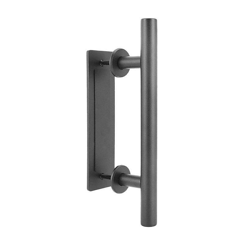 Carbon Steel Door Handle & Flush Pull Wood Door Gate Hardware 12"