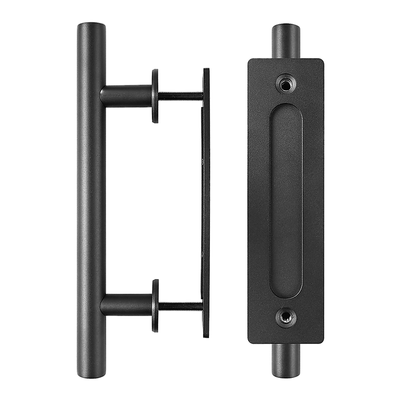 Carbon Steel Door Handle & Flush Pull Wood Door Gate Hardware 12"