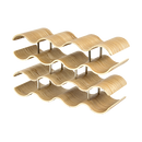 Wooden Wave Wine Rack/Creative Home Grape Wine Holder Shelf Cabinet/Bottle Rack