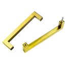 15x Brushed Brass Drawer Pulls Kitchen Cabinet Handles - Gold Finish 128mm