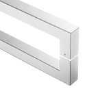 Entrance Door Pull Handle Brushed satin 1200mm