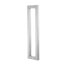 Entrance Door Pull Handle Brushed satin 1500mm