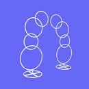 2pcs Round Events Backdrop Arch