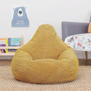 Jumbo Cord Beanbag Chair Cover Unfilled Large Bean Bag - Mustard