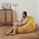 Jumbo Cord Beanbag Chair Cover Unfilled Large Bean Bag - Mustard