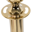 4 x Queue Barriers + 3 Ropes Exhibition Crowd Control Bollards