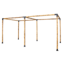 Roof Pergola Gazebo Shed Matte Black Steel Brackets DIY Kits