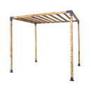 Roof Pergola Gazebo Shed Matte Black Steel Brackets DIY Kits