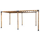 Roof Pergola Gazebo Shed Matte Black Steel Brackets DIY Kits