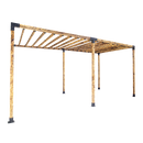 Roof Pergola Gazebo Shed Matte Black Steel Brackets DIY Kits