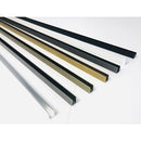 Glass Shower Screen 120cm Floor Channel in Black