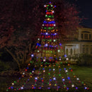 LED Garden Star Cascade 3.5m Multi-Color Lights