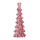 Desktop Miniature Christmas Tree with Candy Cane Top