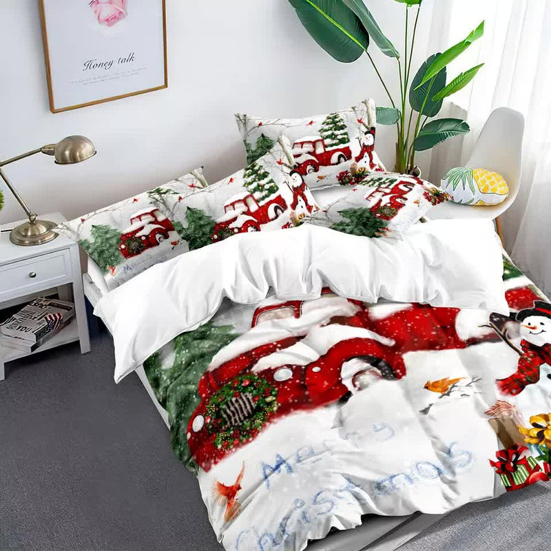 Elegant Touch Solid Color Duvet Cover Set - Easy Care-King