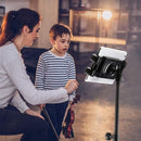 Adjustable 4.7-12.9" Stable Tripod Floor Stand Lazy Tablet Mount Holder for iPad