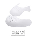White Shoe Crease Protector for Men's Shoes, Size EUR 40-46 (US 7-12) 10 Pairs