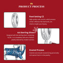 Sterling Silver Dachshund Charm - Festive Christmas Pendant with Colorful  Accents