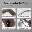 Sliver VJE901 Wireless Bluetooth Over-Ear Headphones with Active Noise Cancelling