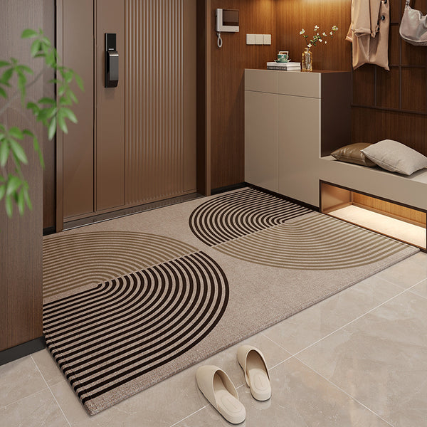 50*80cm Brown Style e Outdoor Entryway Mat - Non-Slip Welcome Rug for Front Door