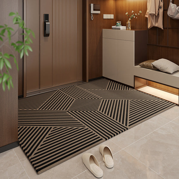 50*80cm Brown Style f Outdoor Entryway Mat - Non-Slip Welcome Rug for Front Door