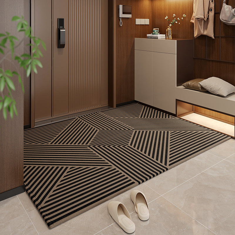 50*80cm Brown Style f Outdoor Entryway Mat - Non-Slip Welcome Rug for Front Door
