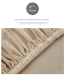 2 Pcs Coffee Elegant Polyester Sofa Cover - Full Protection Against Cat Scratches & Wear