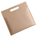 Beige Professional A4 PU Leather Document Bag - Waterproof Handheld File Folder Portfolio for Business & Conference
