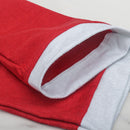 Red Festive Santa Hat Dining Chair Covers - Set of 8 for Holiday Party Decoration