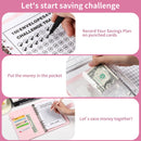 Yellow 100 Envelope Savings Challenge Binder - A5 Budget Planner & Money Organizer with Zipper Pockets - Perfect for Couples & Families